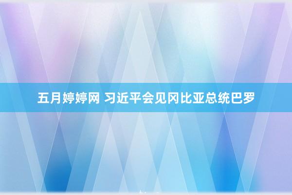 五月婷婷网 习近平会见冈比亚总统巴罗