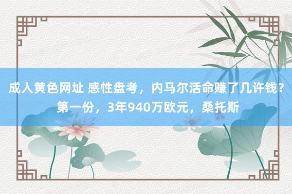 成人黄色网址 感性盘考，内马尔活命赚了几许钱？ 第一份，3年940万欧元，桑托斯