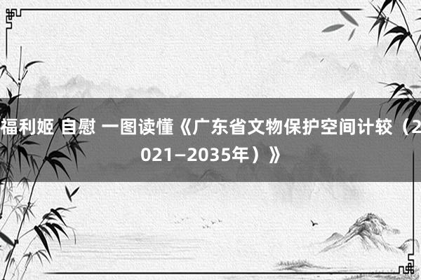 福利姬 自慰 一图读懂《广东省文物保护空间计较（2021—2035年）》