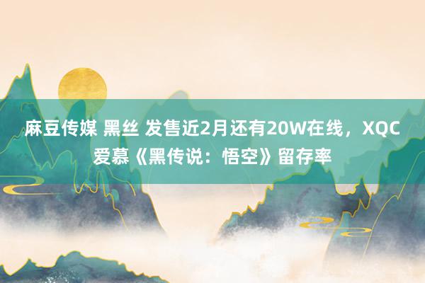 麻豆传媒 黑丝 发售近2月还有20W在线，XQC爱慕《黑传说：悟空》留存率