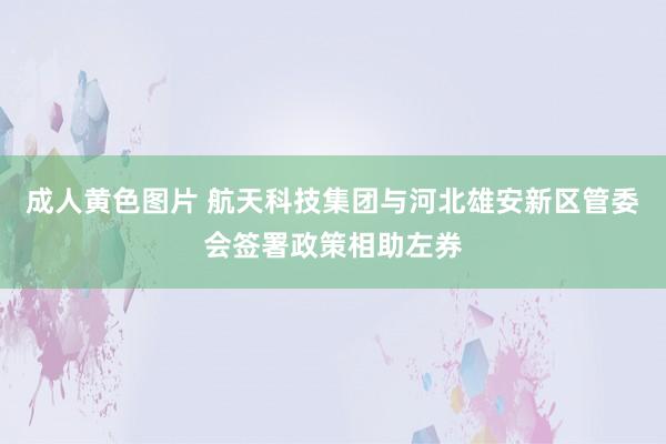 成人黄色图片 航天科技集团与河北雄安新区管委会签署政策相助左券