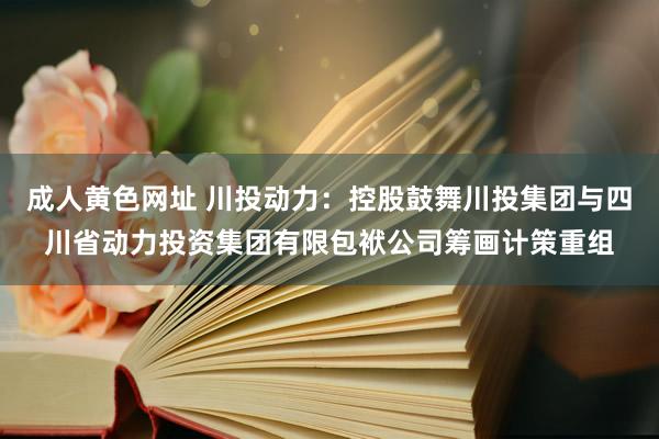 成人黄色网址 川投动力：控股鼓舞川投集团与四川省动力投资集团有限包袱公司筹画计策重组