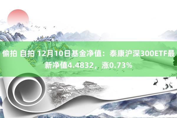 偷拍 自拍 12月10日基金净值：泰康沪深300ETF最新净值4.4832，涨0.73%