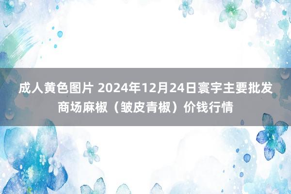 成人黄色图片 2024年12月24日寰宇主要批发商场麻椒（皱皮青椒）价钱行情