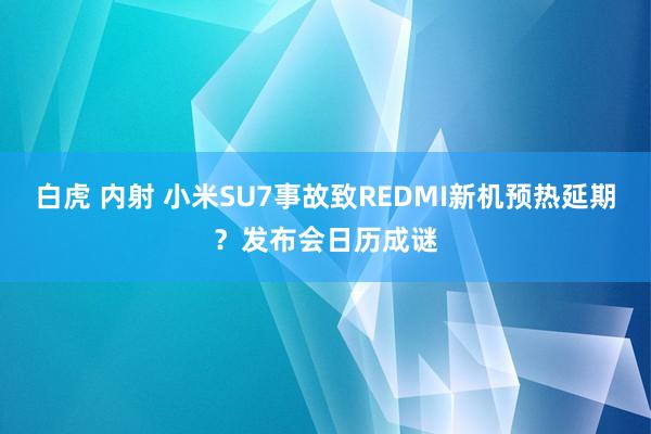 白虎 内射 小米SU7事故致REDMI新机预热延期？发布会日历成谜